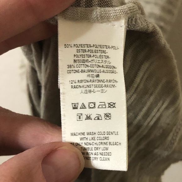 We The Free Sheer Green High Neck Line Sleeveless Tank - Size Medium - Picture 5 of 5